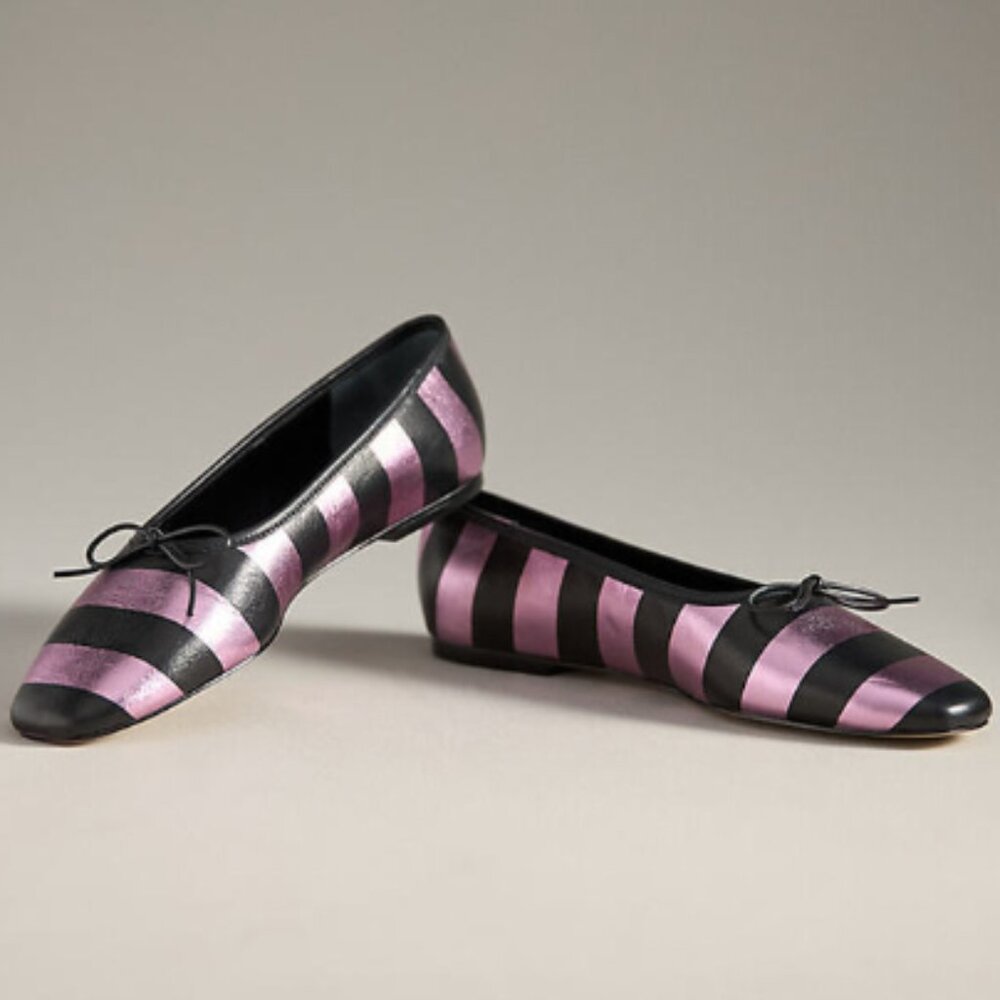 Brand New Maeve Square-Toe Ballet Flats Shoes
